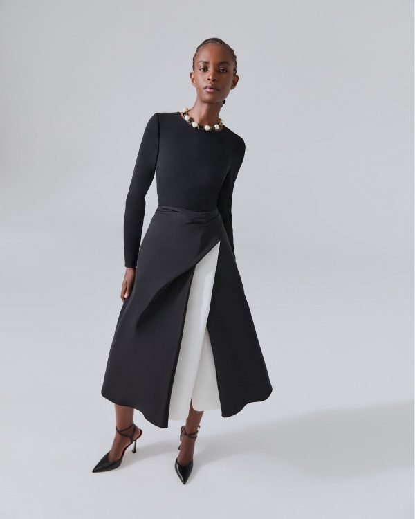 Vestido mídi em camadas - Imagem 4