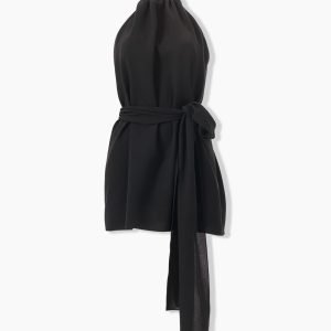 Blusa frente única com alça de corrente