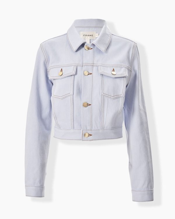 A jaqueta jeans sob medida