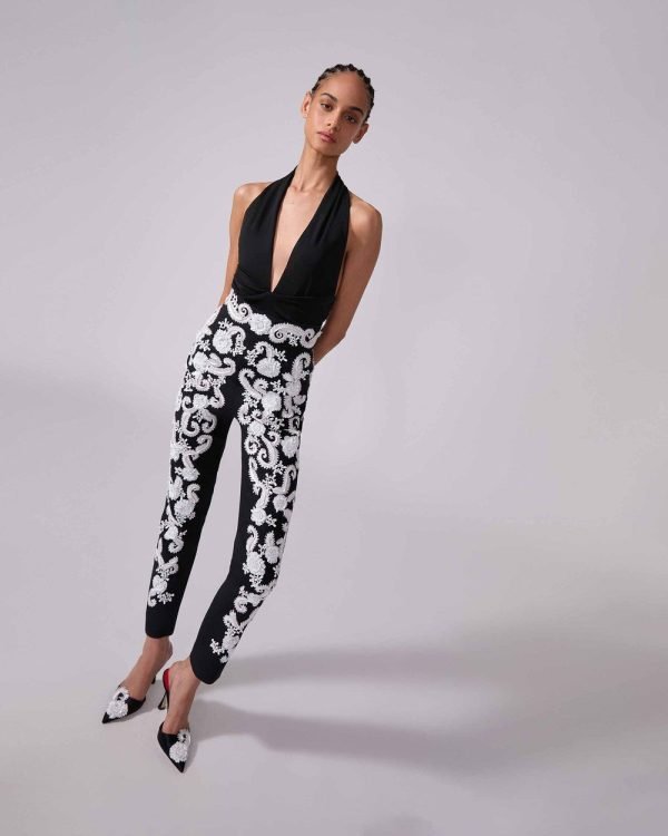 Blusa de gola alta franzida em jérsei - Imagem 4
