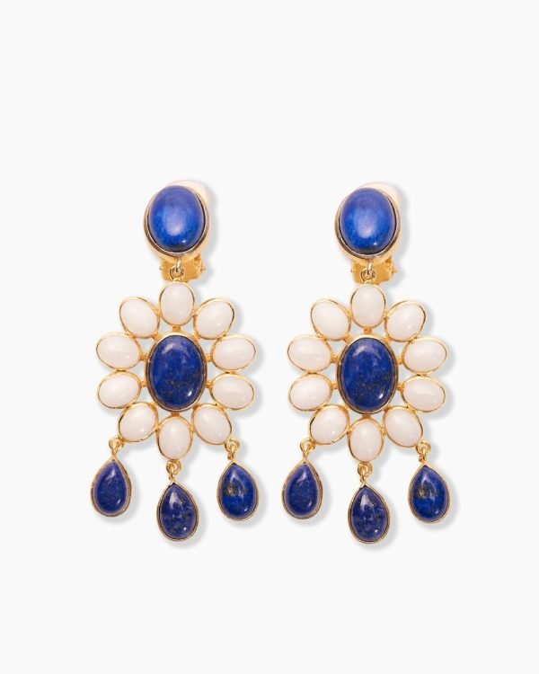 Brincos Flower Power Carolina Herrera x Olympia Babylonia