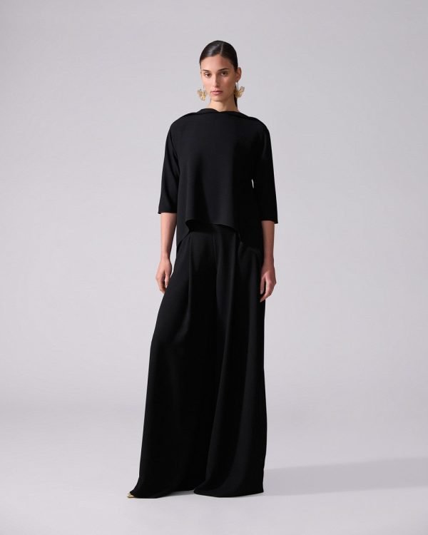 Blusa cape assimétrica - Imagem 2