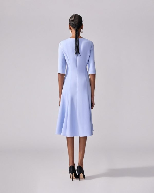 Vestido godê com mangas 3/4 - Imagem 3